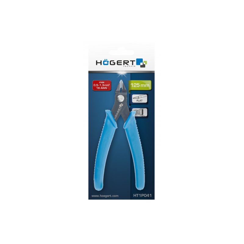 Бокорезы для кабеля 1,3 мм² Hoegert (HT1P041)