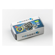 Набір інструментів Hoegert, 38 шт., 1/4" (HT1R462)