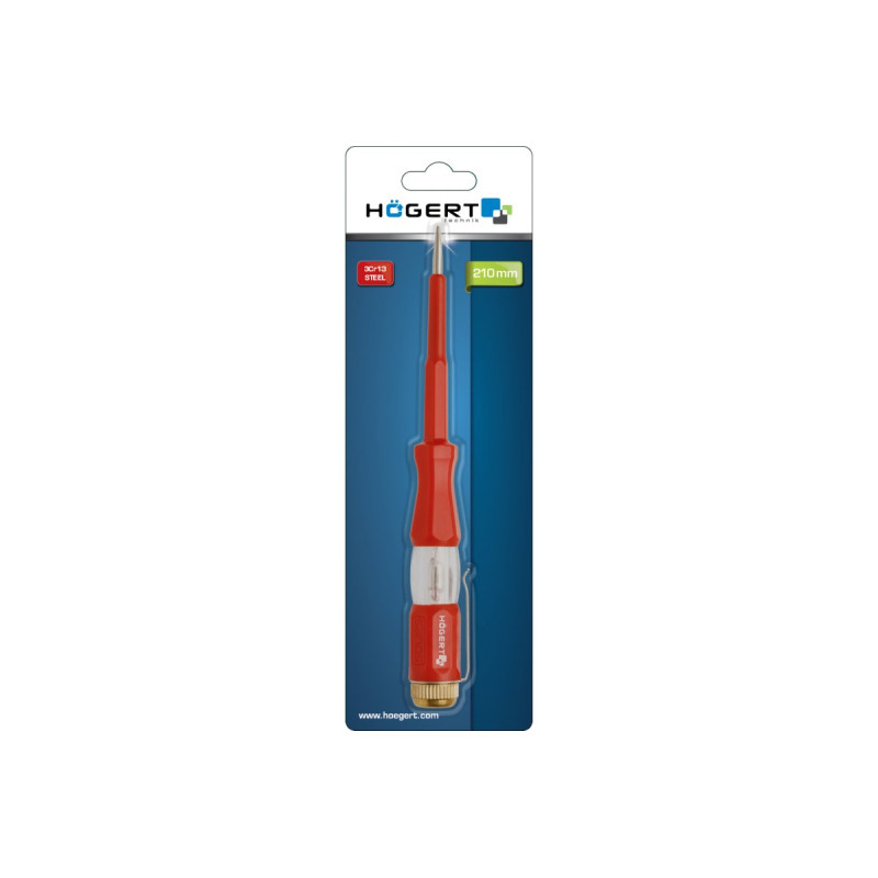 Тестер напруги Hoegert 100-500V, 140 мм (HT1S982)