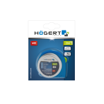 Рулетка измерительная HOEGERT стальная с фиксатором 5 м 25 мм (HT4M436) – Фото №3