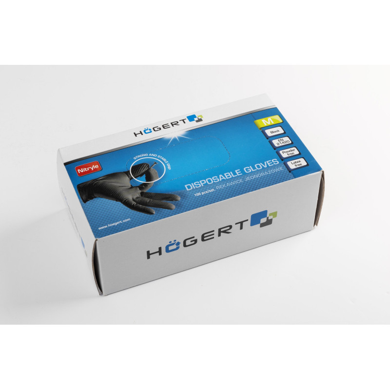 Одноразовые нитриловые перчатки Hoegert Wussow, размер S (HT5K774-S)