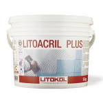 Дисперсионный клей LITOKOL LITOACRIL PLUS 5 кг белый (LACR0005) – Фото №1