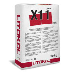 Клей на цементной основе LITOKOL X11 20 кг C2TE, серый (X110020) – Фото №1