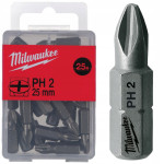 Набір біт Milwaukee PH2 25 мм, 25 шт (4932399587) – Фото №1