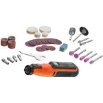 Аккумуляторный многофункциональный инструмент (гравер) BLACK+DECKER (BCRT8I) – Фото №10
