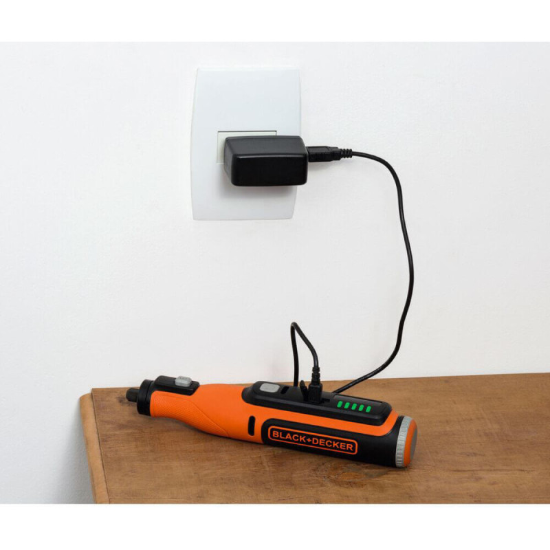 Аккумуляторный многофункциональный инструмент (гравер) BLACK+DECKER (BCRT8I)