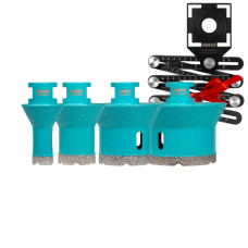 Набор коронок-фрез Bihui Turbo 20/35/50/68 мм + подарок шаблон BIHUI (DMMDBG6)