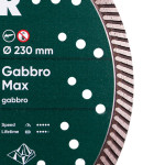 Круг алмазний вiдрiзний Turbo 232 Gabbro Max (10115429018) – Фото №3