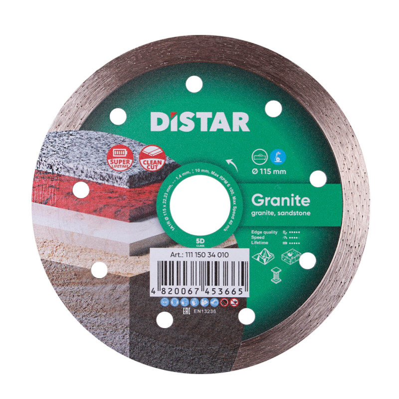 Круг алмазний вiдрiзний 1A1R 115 Granite (11115034009)