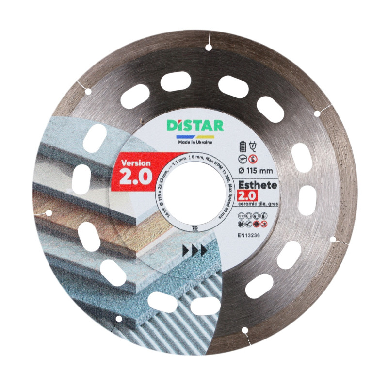 Круг алмазный отрезной 1A1R 115x22,23 Esthete 2.0 (10216025019)