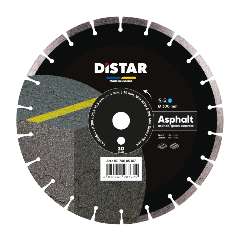 Круг алмазный отрезной 1A1RSS 300 Asphalt (10170085107)