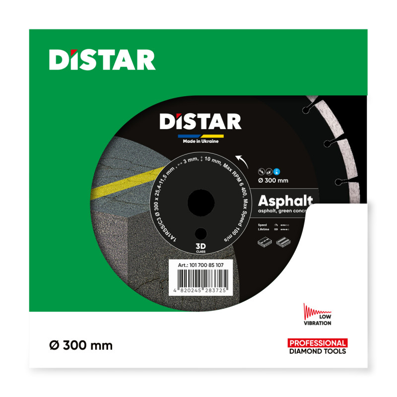Круг алмазный отрезной 1A1RSS 300 Asphalt (10170085107)