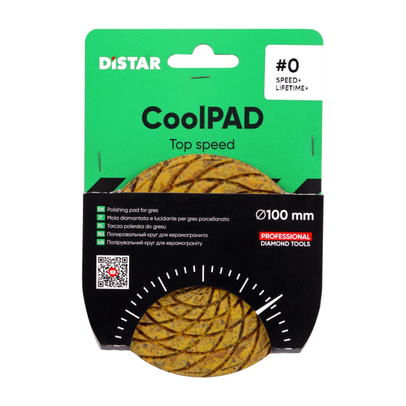 Круги алмазные полировальные 100x3x15 CoolPAD 0 (87015424049)