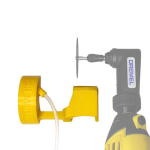 Защитный кожух для гравера Dremel со штуцером для водяного охлождения (4D37) – Фото №1