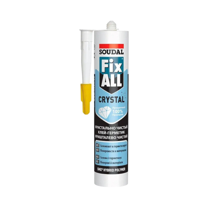 Клей-герметик Soudal FIX ALL Crystal 290 мл (000020000000080001)