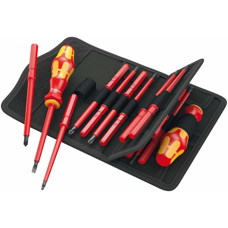 Отвертка с сменными насадками WERA Kraftform Kompakt VDE 17 Universal 1 Tool Finder (05006611001)
