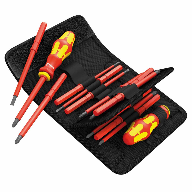 Отвертка с сменными насадками WERA Kraftform Kompakt VDE 17 Universal 1 Tool Finder (05006611001)