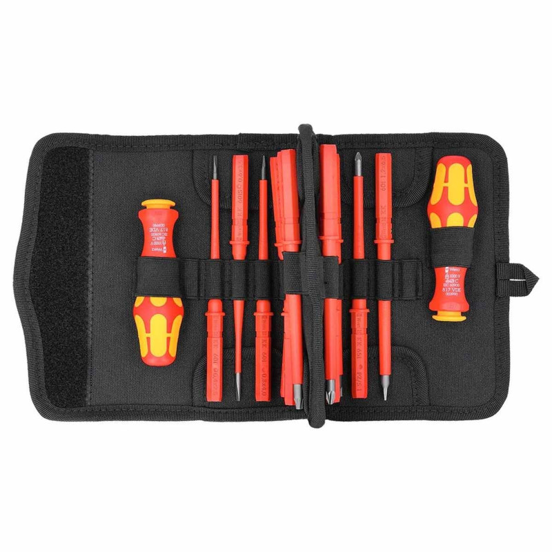 Отвертка с сменными насадками WERA Kraftform Kompakt VDE 17 Universal 1 Tool Finder (05006611001)