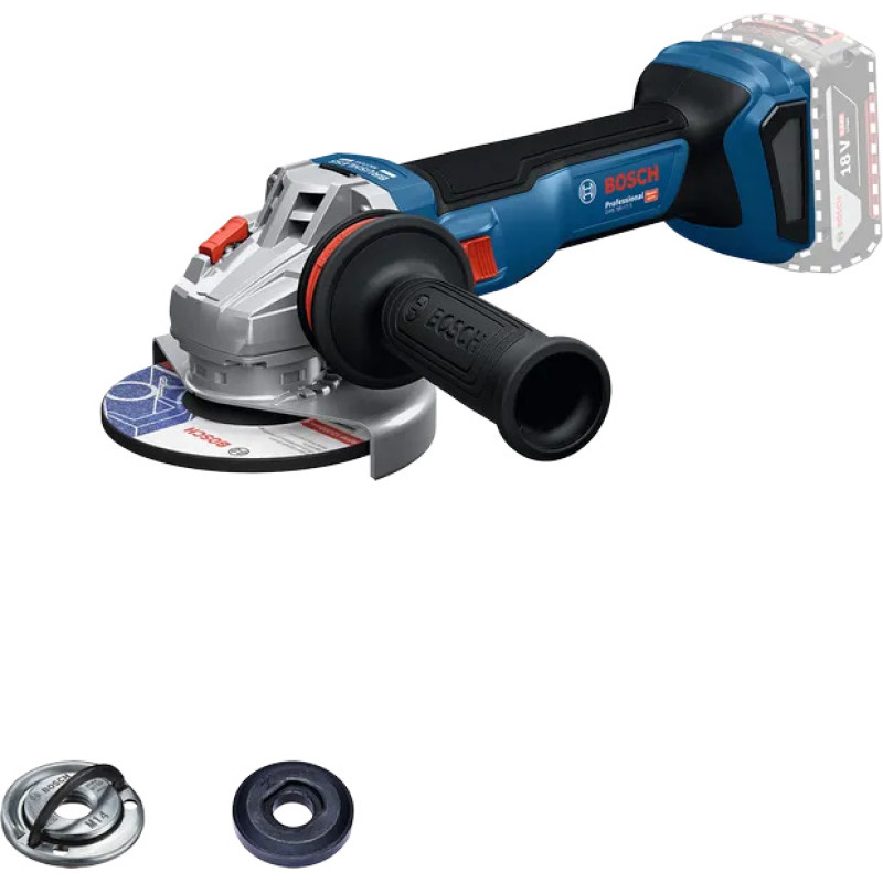 Аккумуляторная угловая шлифмашина Bosch GWS 18V-11 S Professional (без АКБ и ЗУ) (06019N4000)