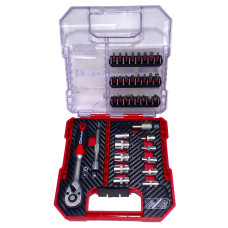 Набор бит и головок с трещоткой Einhell L-Case 37 шт. (109022)