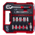 Набор бит и головок с трещоткой Einhell L-Case 37 шт. (109022) – Фото №3