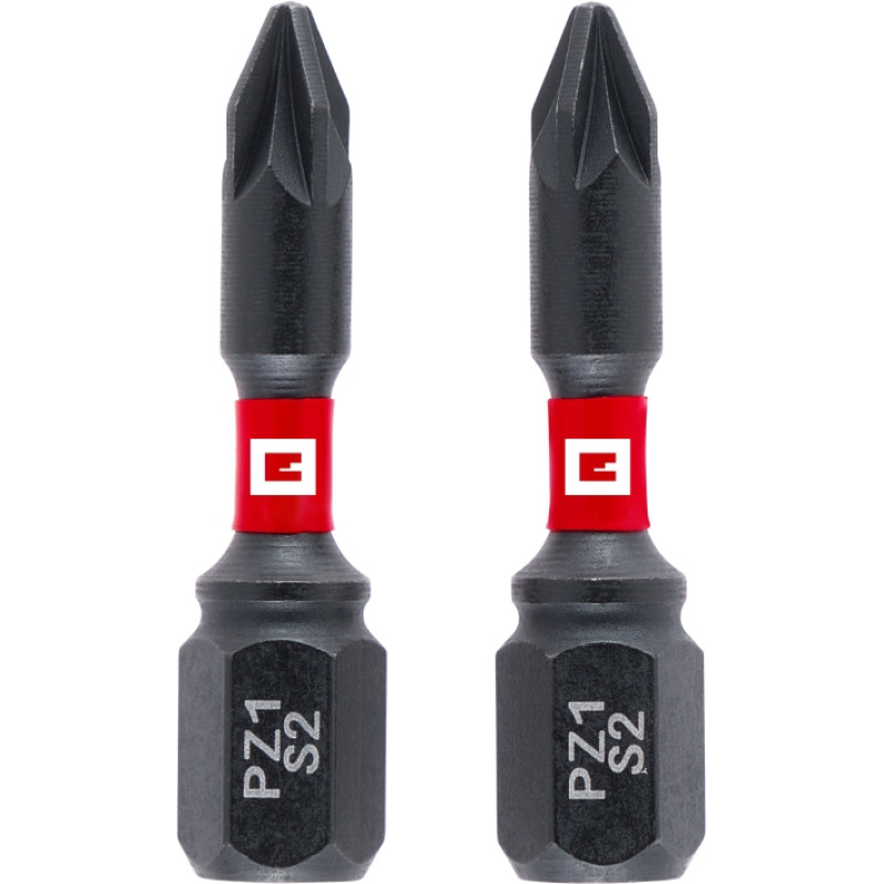 Бита Einhell двойной торсион 2 шт, 30 мм, S2, PZ1 (132040)