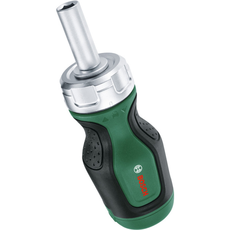 Коротка викрутка з тріскачкою Bosch та 6 насадок (1600A027PN)