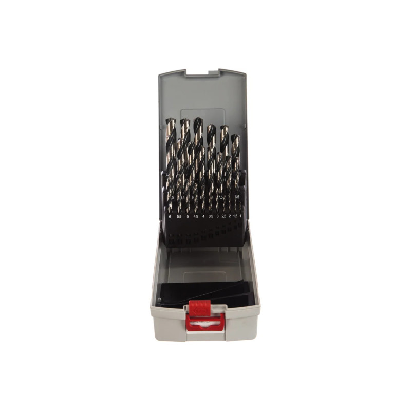 Набір свердел Bosch HSS-PointTeQ, 1-13 мм, 25 шт. (2608577352)