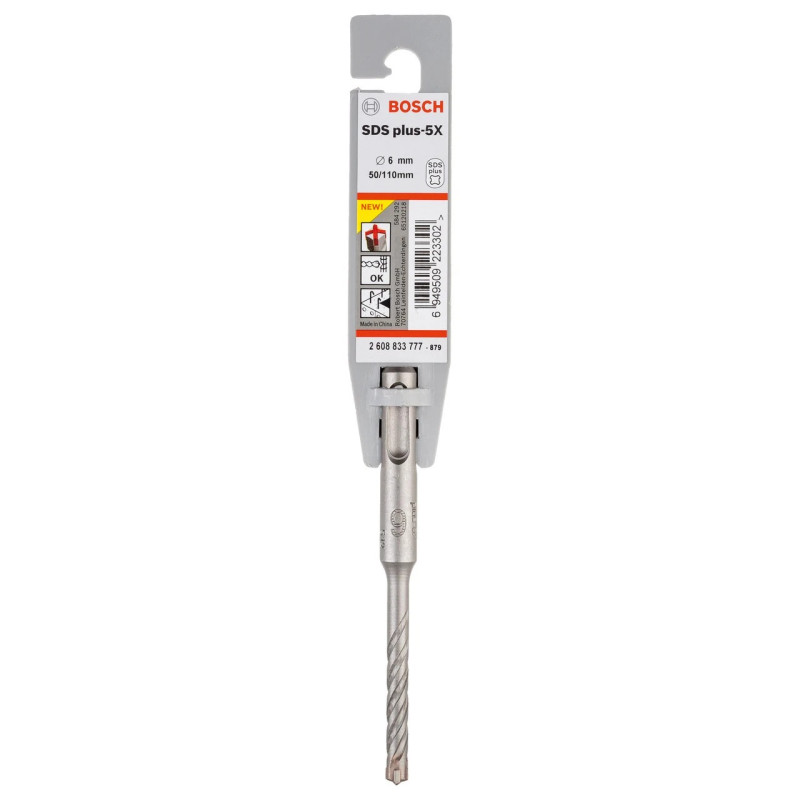 Бур Bosch SDS-plus-5X, 6x50x110мм (2608833777)