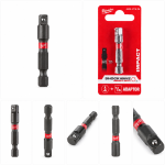 Переходник ShW MILWAUKEE с 1/4 HEX на 1/4 дюйма квадратный хвостовик (4932471826) – Фото №2