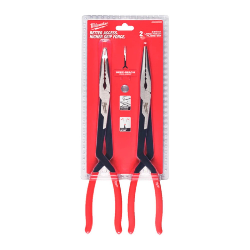 Долгогубцы MILWAUKEE 332 мм НАБОР - 2 шт (4932492499)