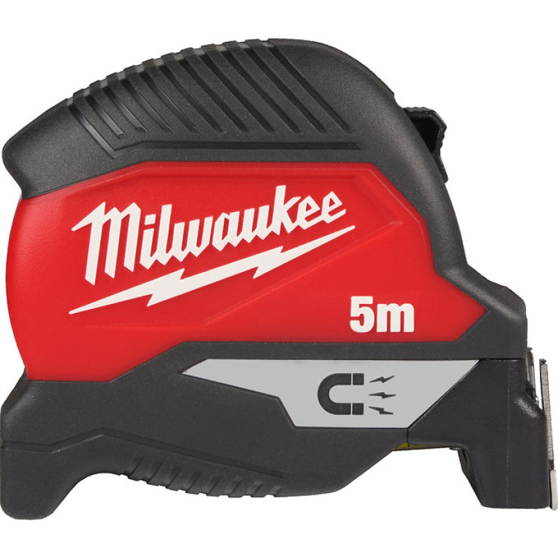 Рулетка магнітна MAGNETIC MILWAUKEE (Gen4), (полотно 30мм), 5м (4932498768)