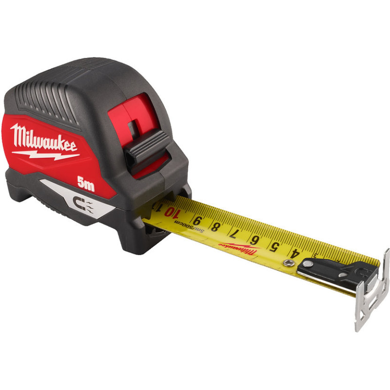 Рулетка магнітна MAGNETIC MILWAUKEE (Gen4), (полотно 30мм), 5м (4932498768)