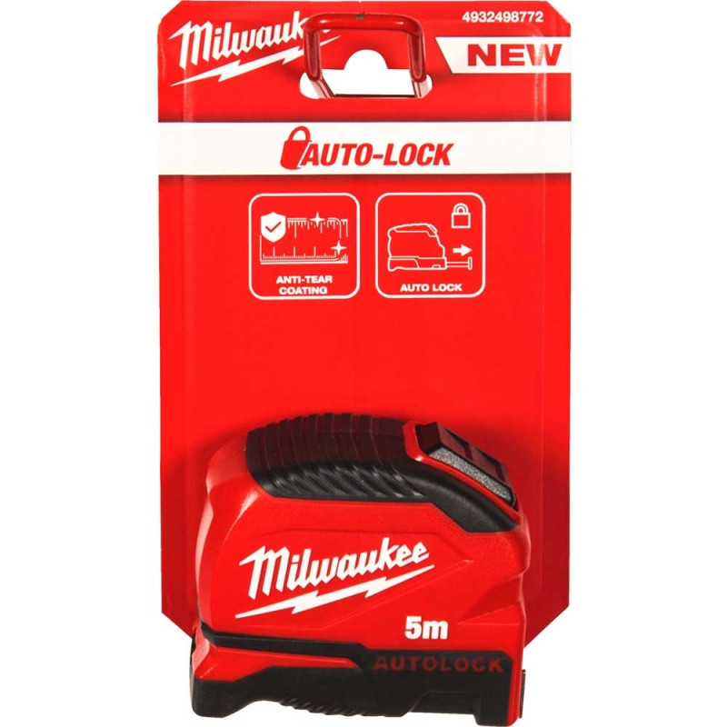 Рулетка AUTOLOCK MILWAUKEE (Gen 2), 5м (25мм) (4932498772)