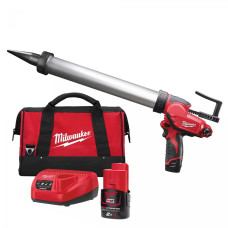 Пистолет аккумуляторный для герметиков MILWAUKEE M12 PCG/400A-201B (Li-Ion2Ач) (4933441665)