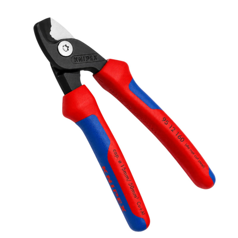 Ножницы для резки кабеля KNIPEX StepCut, Ø15мм, 160мм (95 12 160)