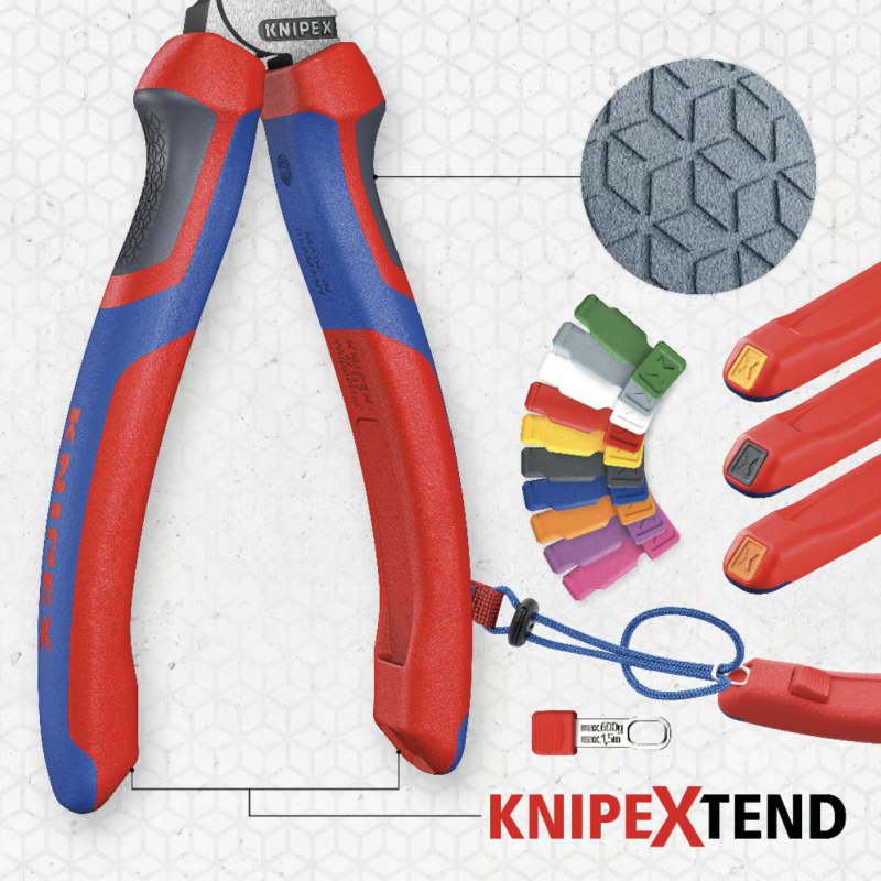 Ножницы для резки кабелей Ø15мм/50мм², 165 мм KNIPEX (95 12 165)