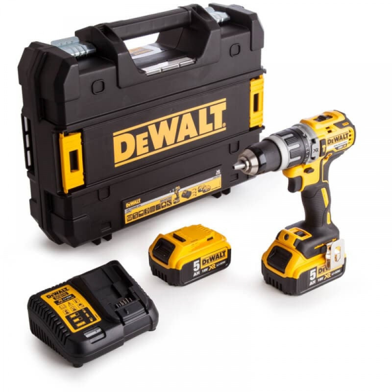 Дриль-шуруповерт акумуляторний безщітковий ударний DeWALT (DCD996P2)