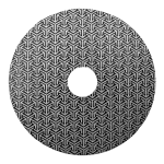 Алмазный гибкий шлифовальный круг (АГШК) гальванический Steelring на липучке Ø 125 мм №60 (DHEB125/60) – Фото №3
