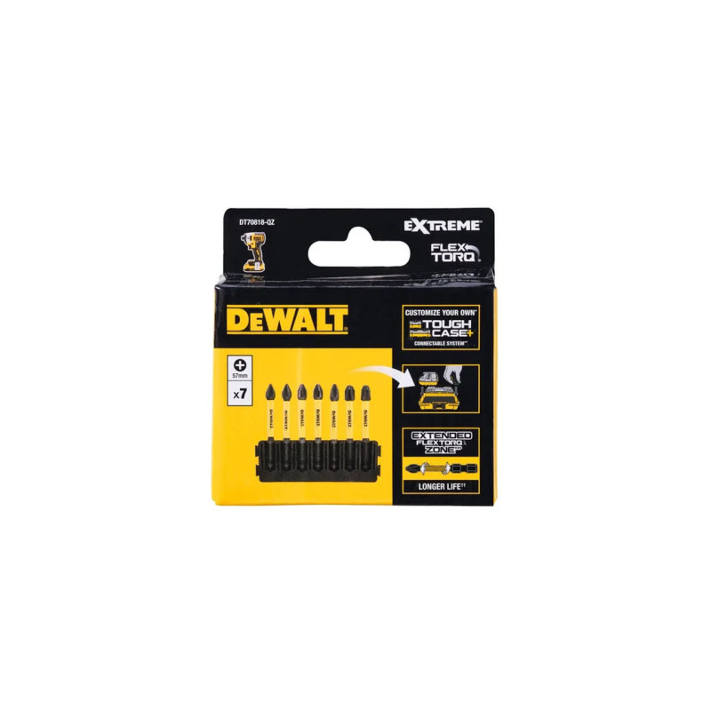Кассета с битами PH FlexTorq DeWALT (DT70818)