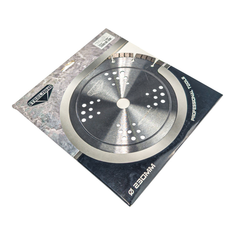 Алмазный диск прессованный сегментированный Steelring EXPERT HPAS 230х22.23 (HPAS230)