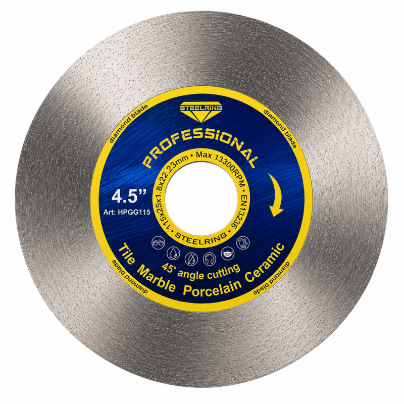 Диск алмазный STEELRING 115 мм для керамогранита/керамики (HPGG115)