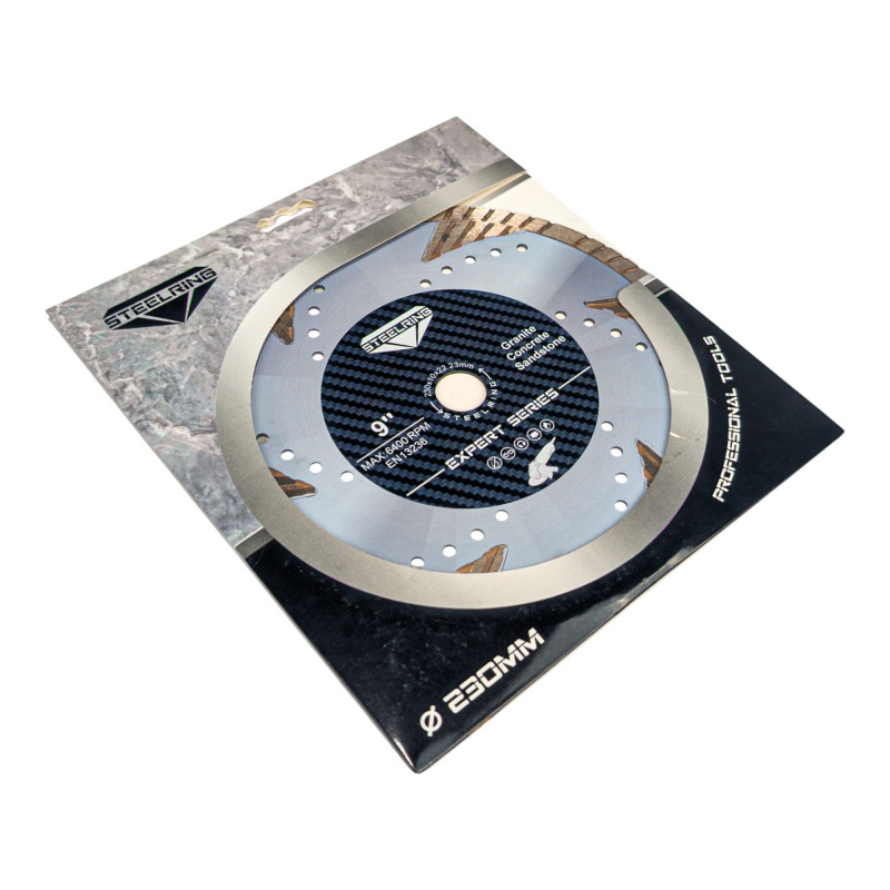 Алмазний диск с захисними зубцями STEELRING EXPERT 230x22,23 мм (HPTT230)