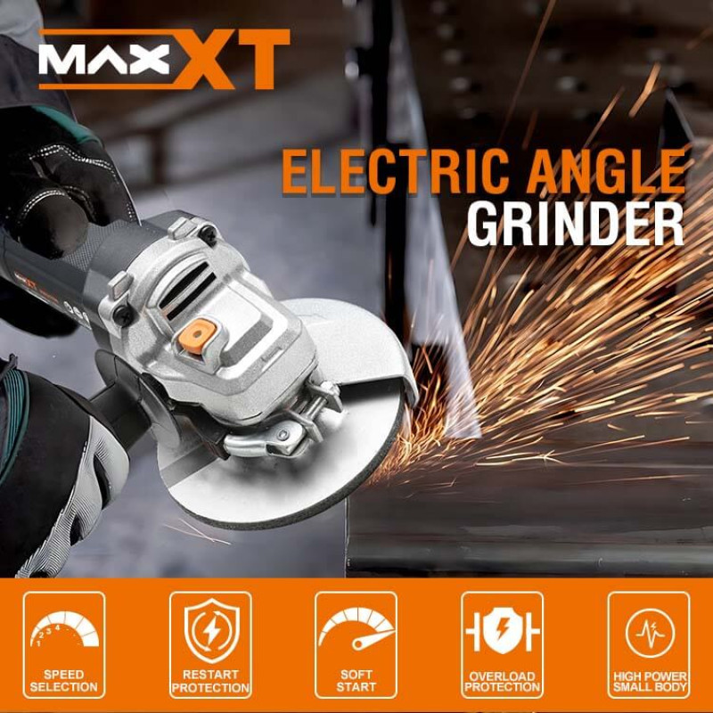 Кутова шліфувальна машина MAXXT 1700W з регулюванням обертів (MAG1700)