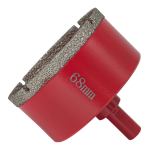 Коронка алмазная RedVacum Ø 68 мм для дрели (НФ-00010017) – Фото №1