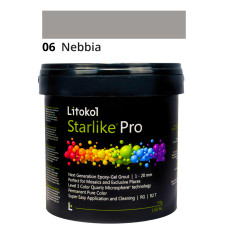 Эпоксидная гелевая затирка Litokol Starlike Pro 06 Nebbia 5 кг (STPRONBB0005)