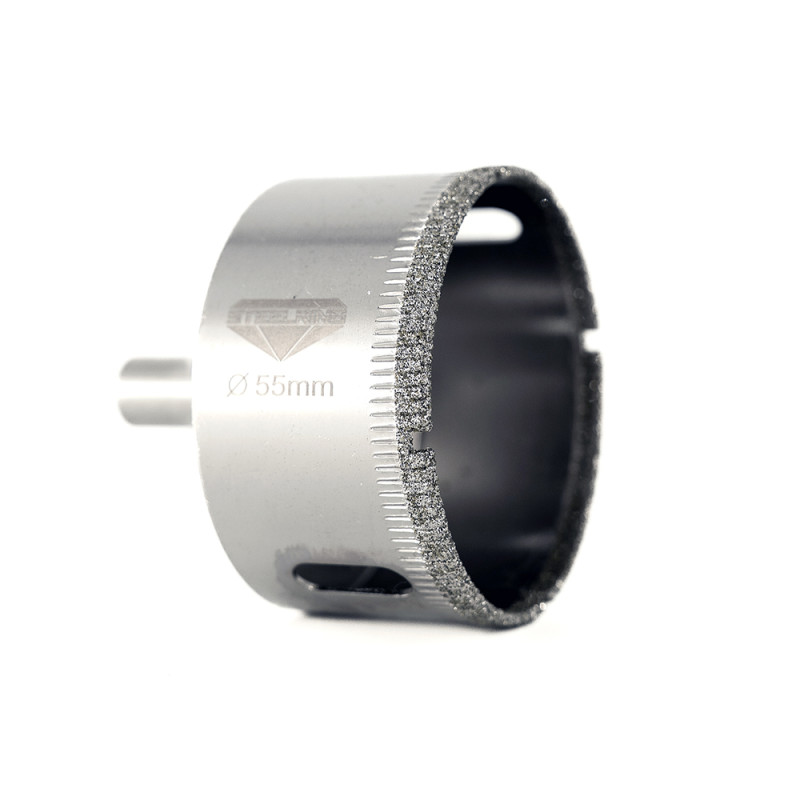 Алмазная гальваническая коронка Steelring D55 под дрель (STS55)