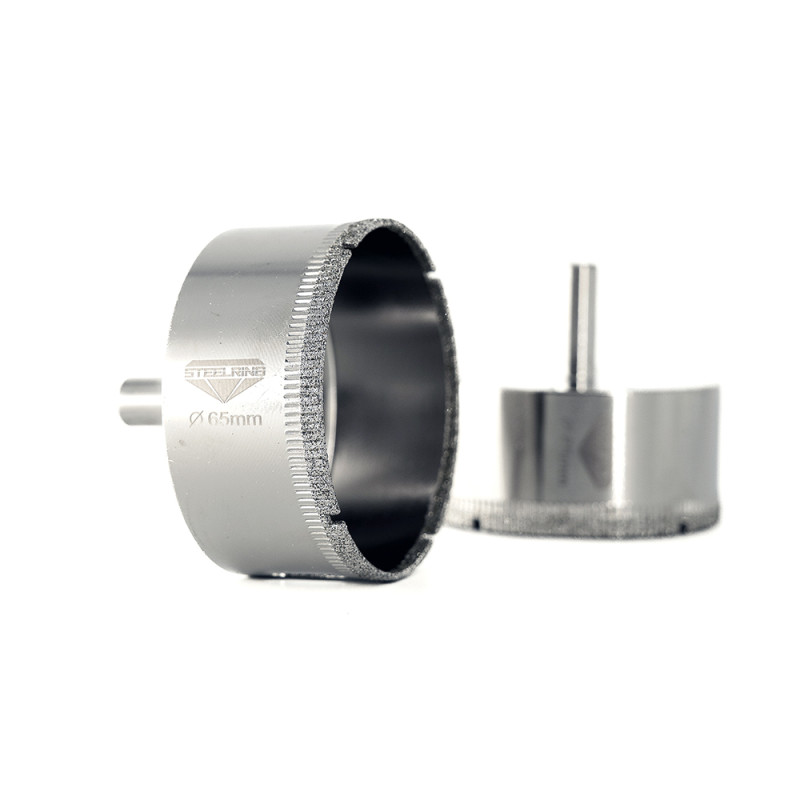 Алмазна гальванічна коронка Steelring D65 під дриль (STS65)