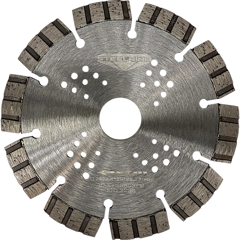 Алмазный диск пресованный сегментированний Steelring EXPERT HPAS 125х2.4 (HPAS125)