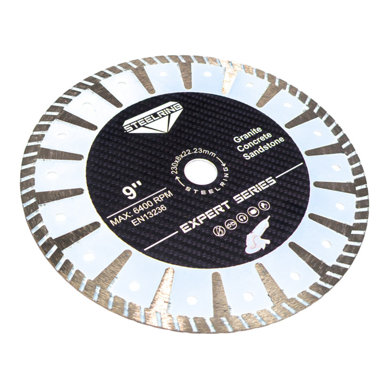 Диск алмазний Steelring TURBO MAX 230х22.23 (TPTT230)
